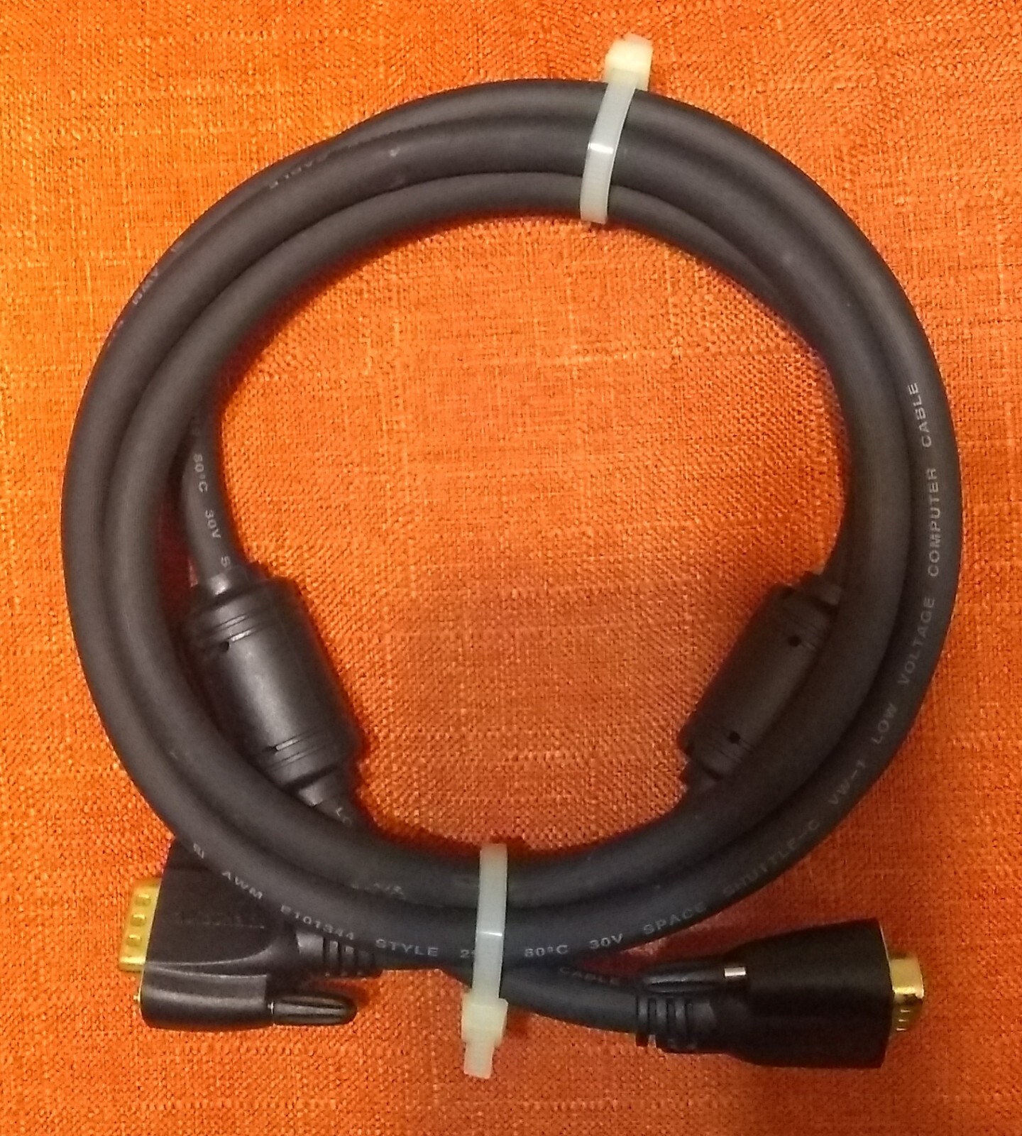 RadioShack 6ft (1.8m) VGA PC Monitor Heavy Duty Replacement Cable E101344