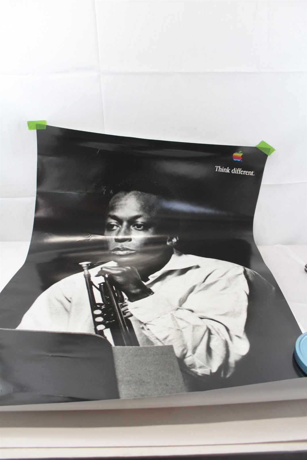 Vintage 1998 Apple Computer Poster Think Different Miles Davis 24 x 36