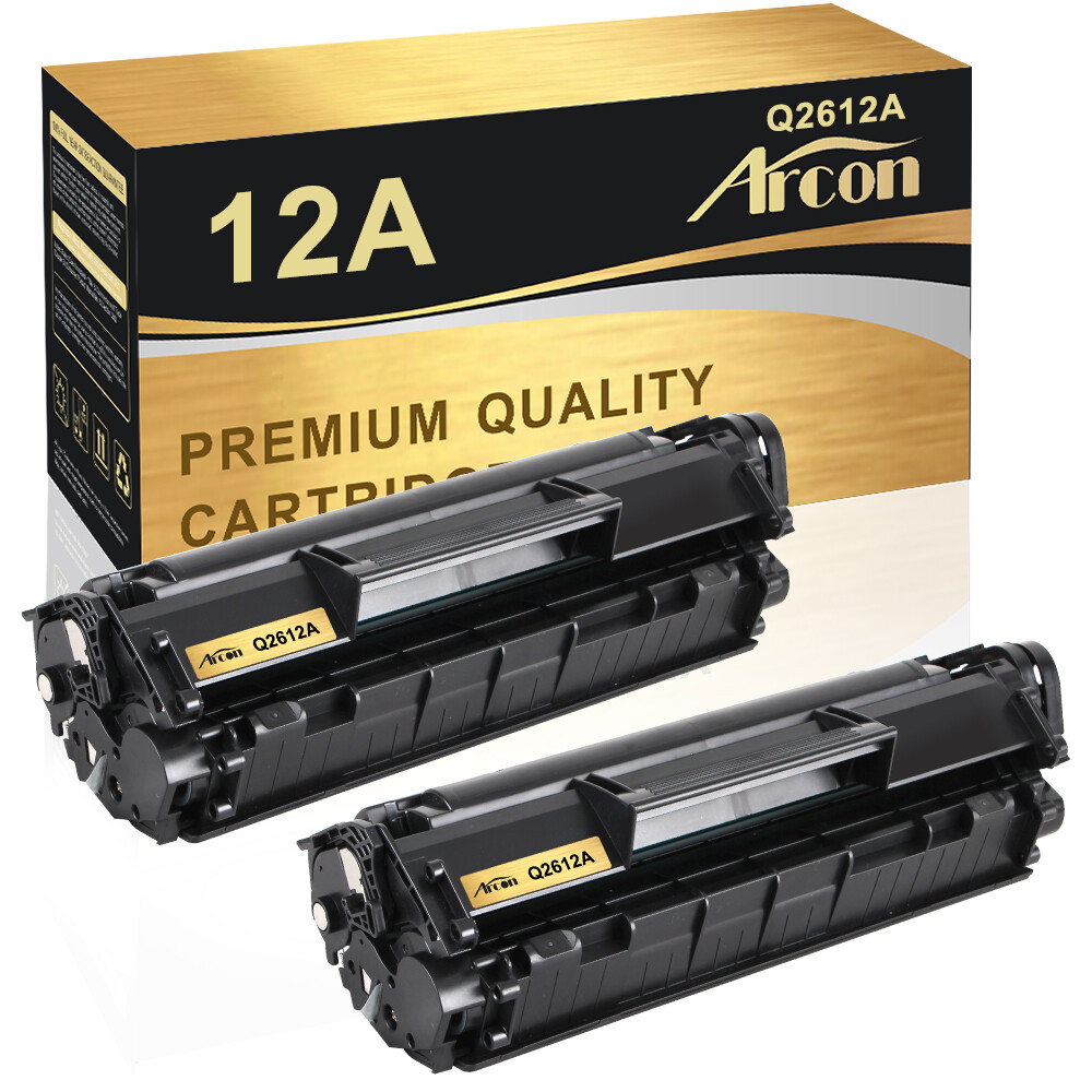 2x Q2612A Black for HP 12A Toner Cartridge LaserJet 1012 1022 1022n FAX-L140