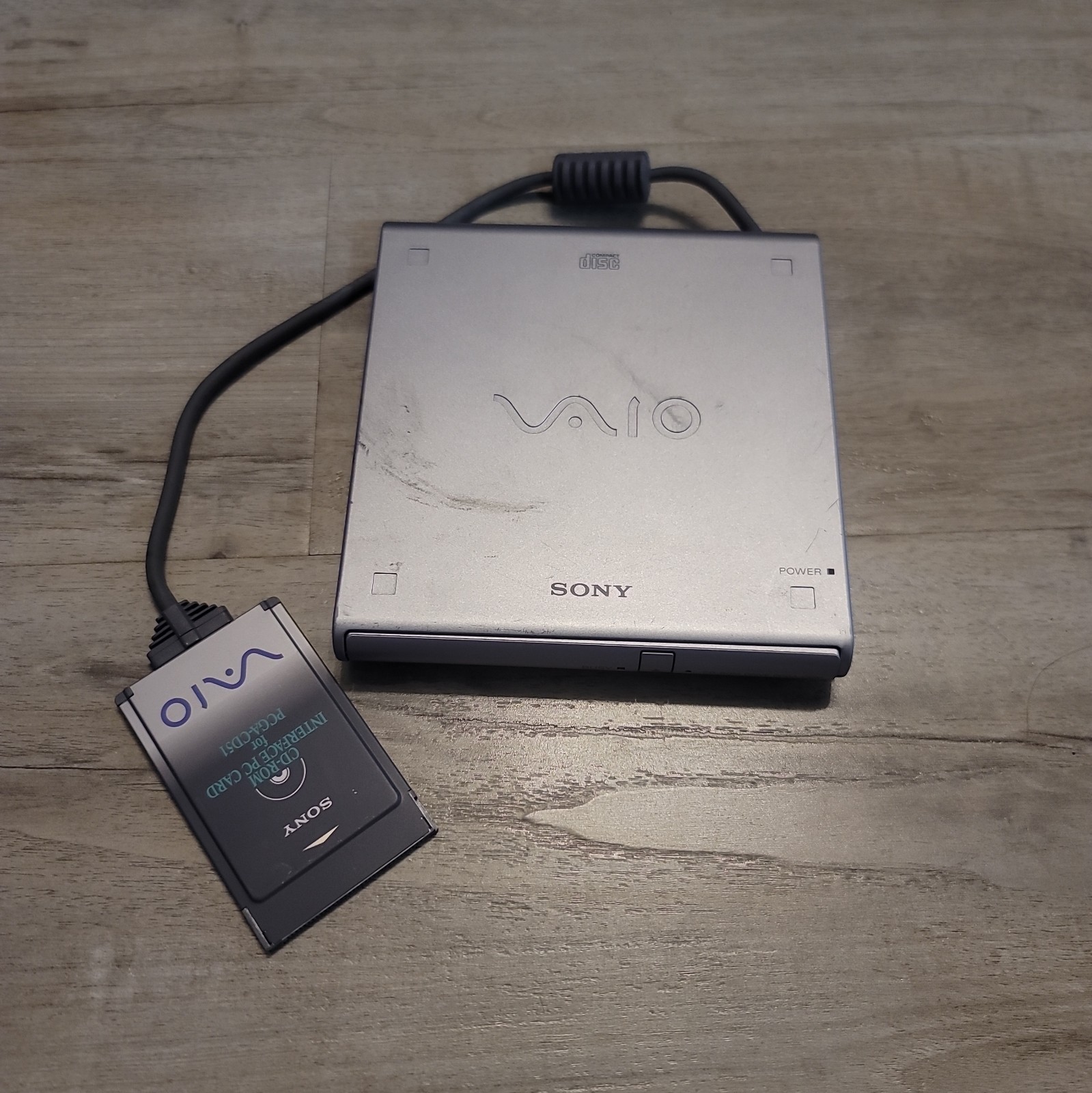 Sony Vaio External Portable CD-ROM Player Disc Drive PCGA-CD51