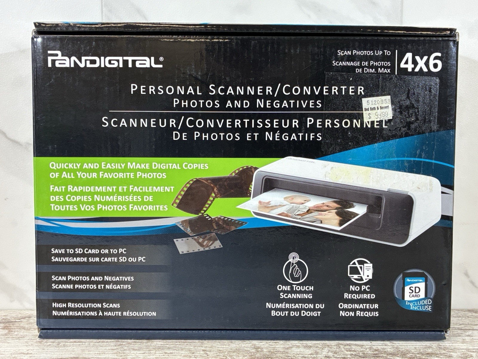 Genuine Pandigital Photo Slide & Negative Converter in Box No PC Required
