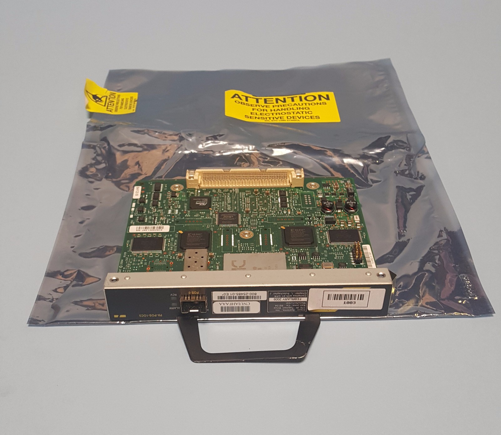 PA-POS-10C3 CISCO OC-3/STM-1 POS PORT ADAPTER *Slight damage to handle