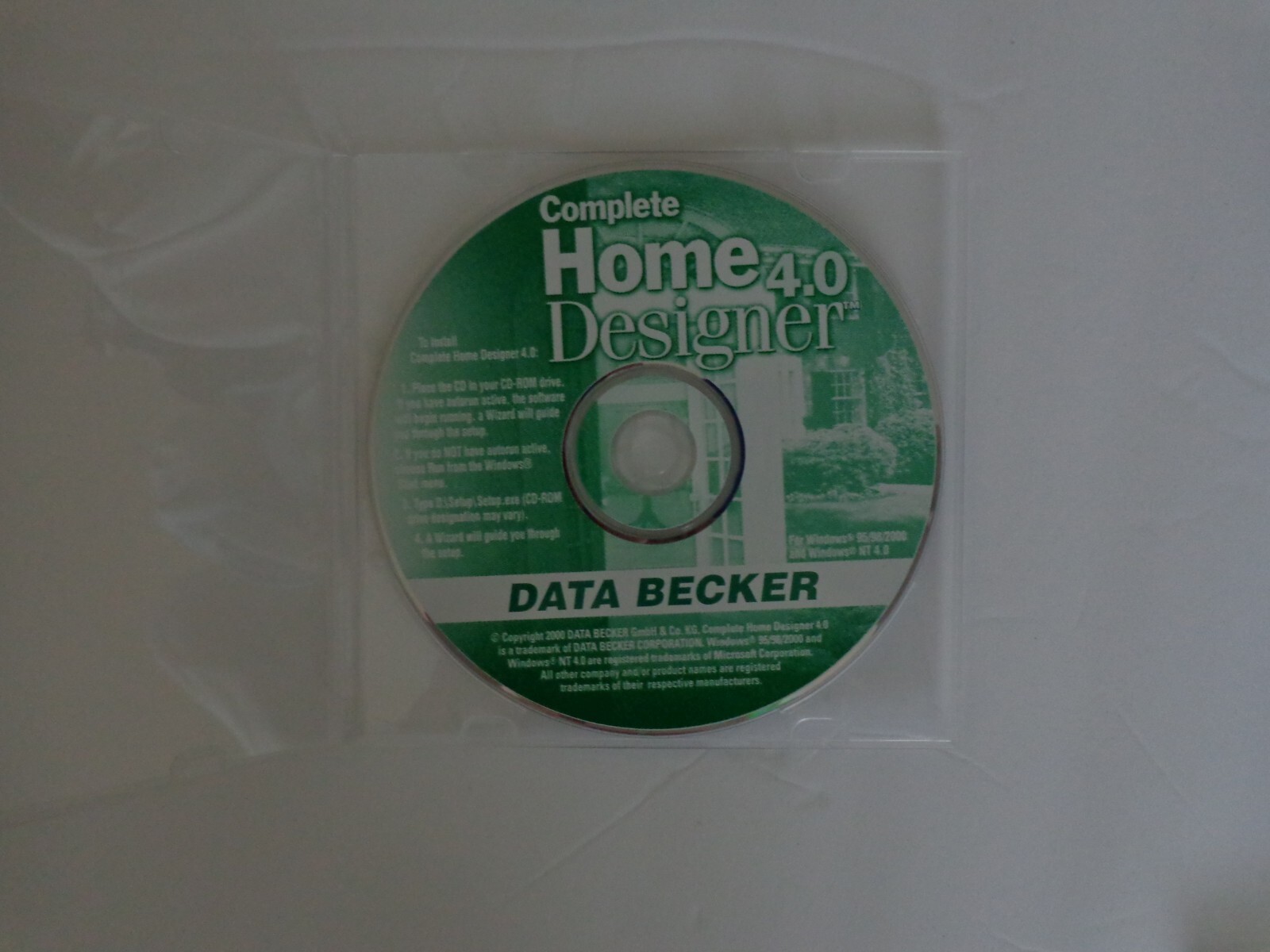 Data Becker Complete Home Designer 4.0 For Windows