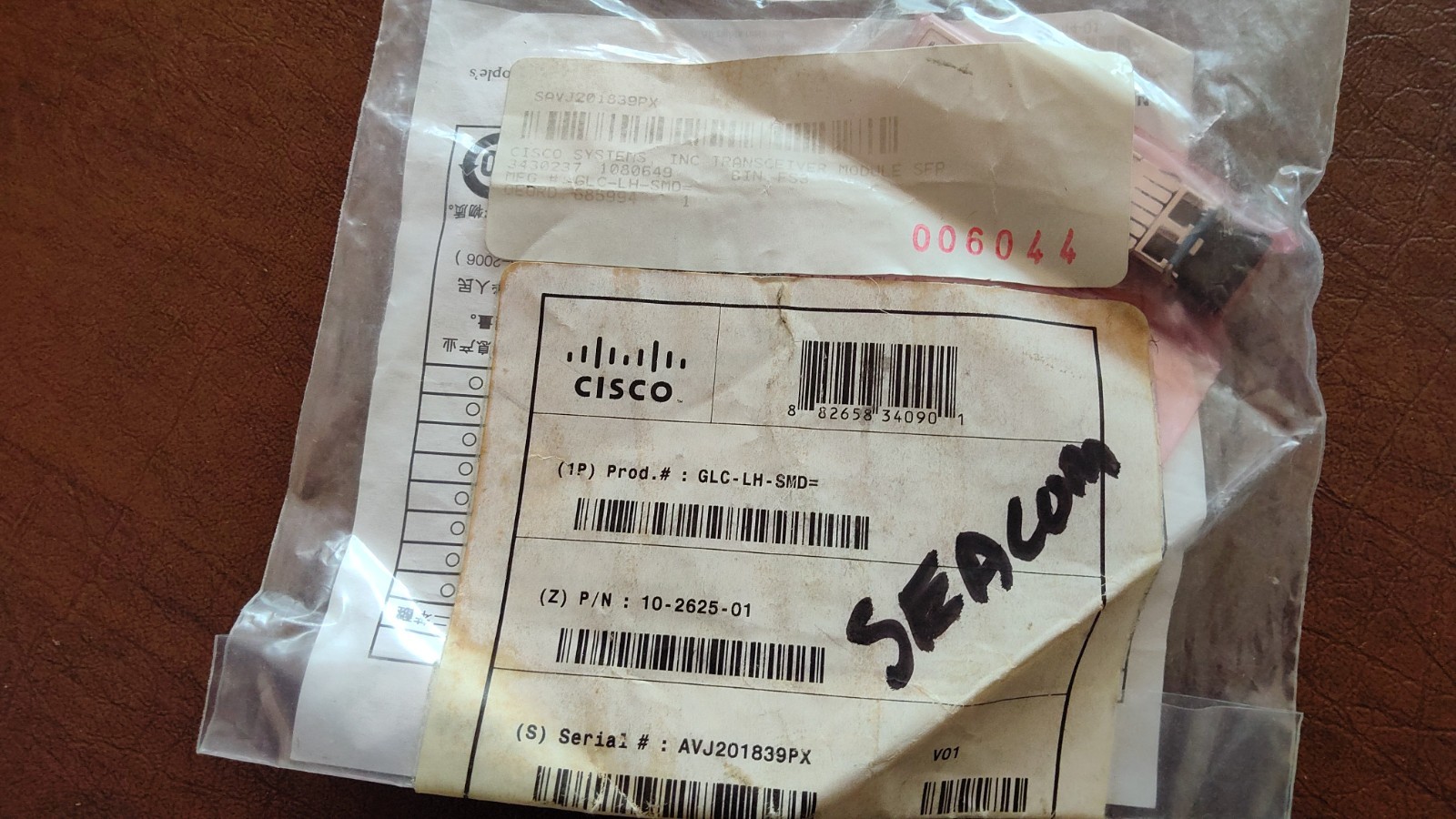 4 Cisco SFP GLC-LH-SMD Never Opened