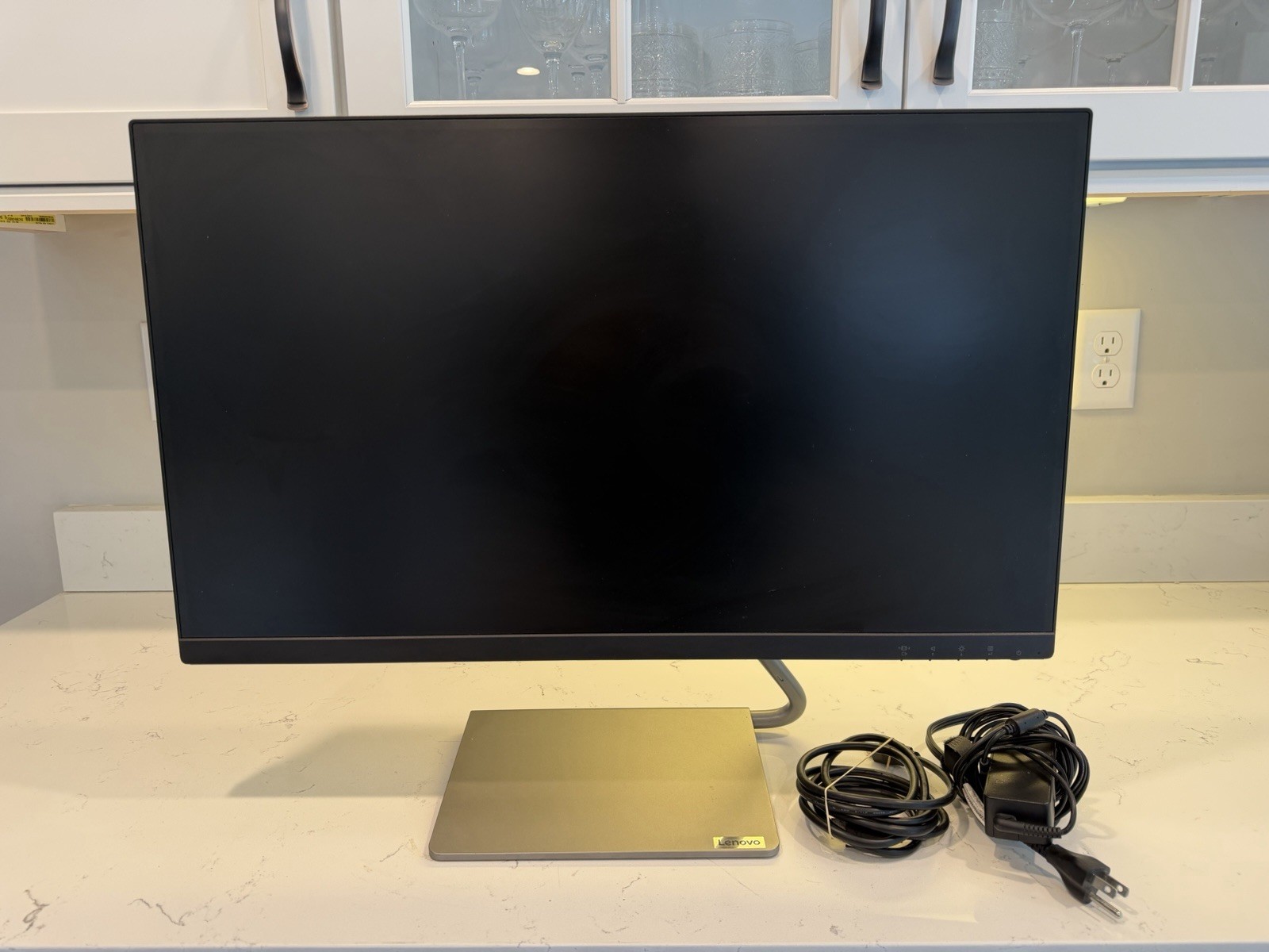 Lenovo Q27-Q10 27 Inch Widescreen LED Monitor Black With Stand