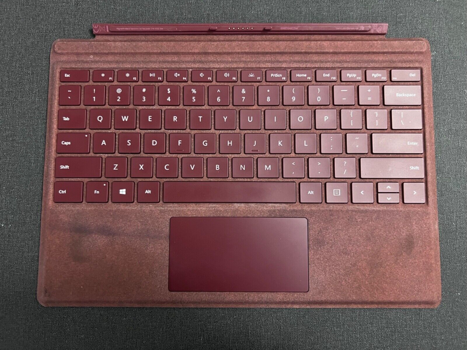 Microsoft 1725 Surface Pro Type Cover Burgundy