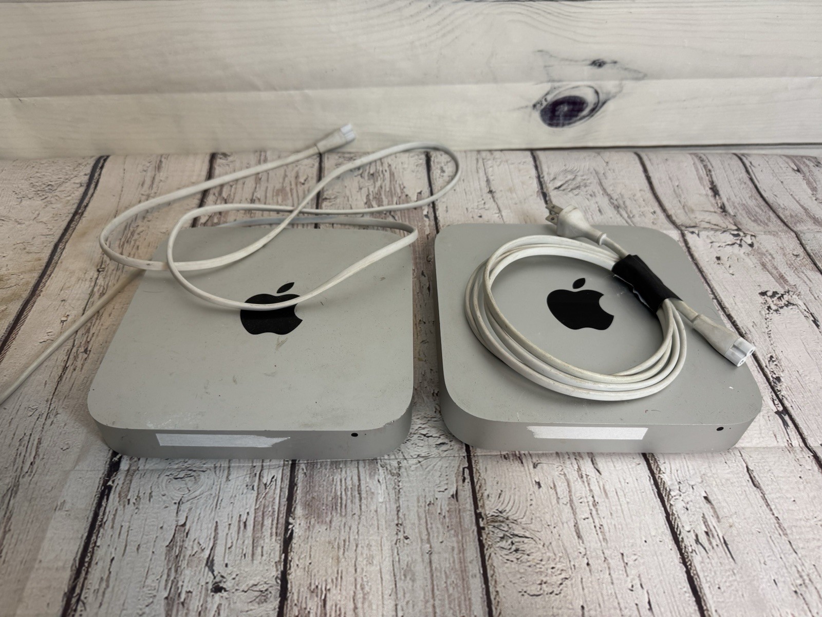 Two Apple Mac mini A1347  Not Sure On Memory Size Sold As Is With Power Cords
