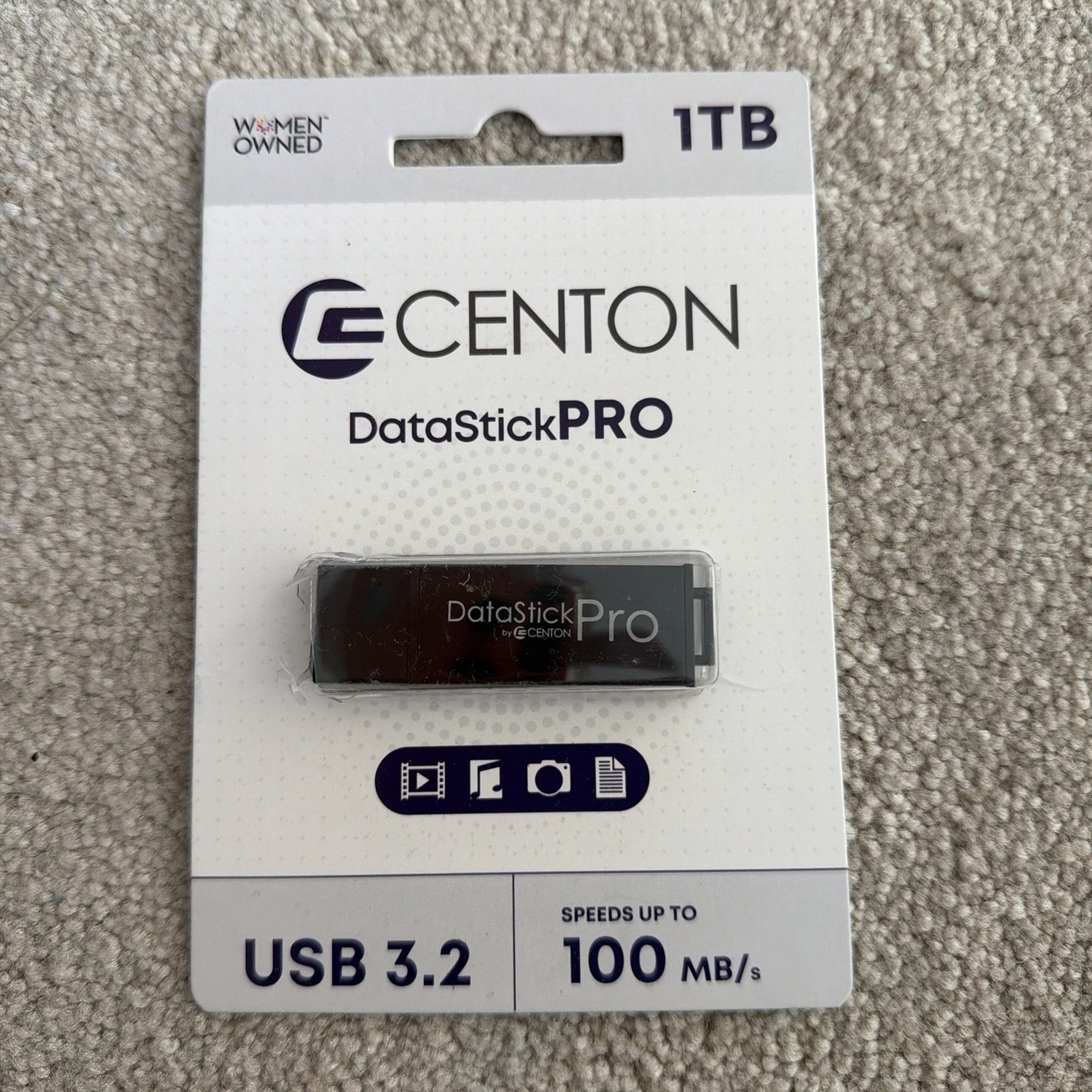 New Centon Portable DataStick PRO 1TB USB-A 3.2 SSD C1-U3P6-1T.