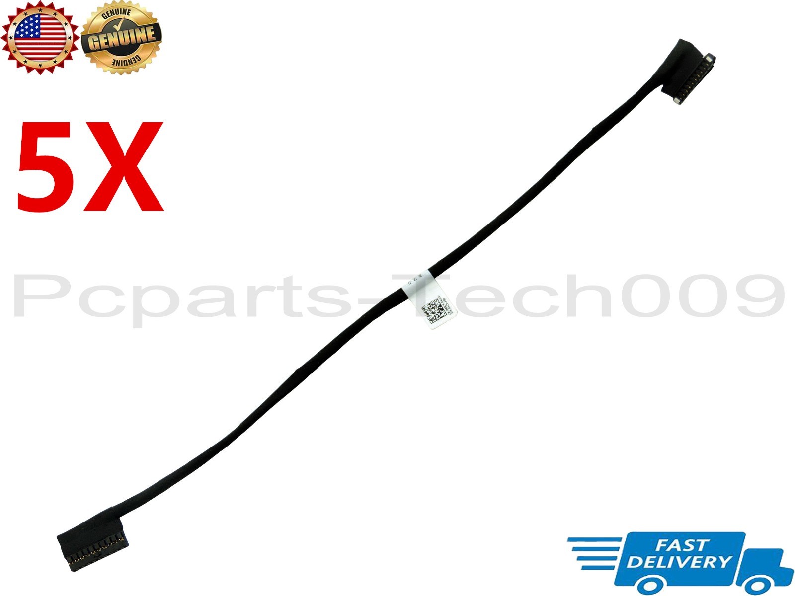 5X Lot Genuine  Battery Cable For Dell Latitude 5580 0968CF DC02002NY00 CDM8