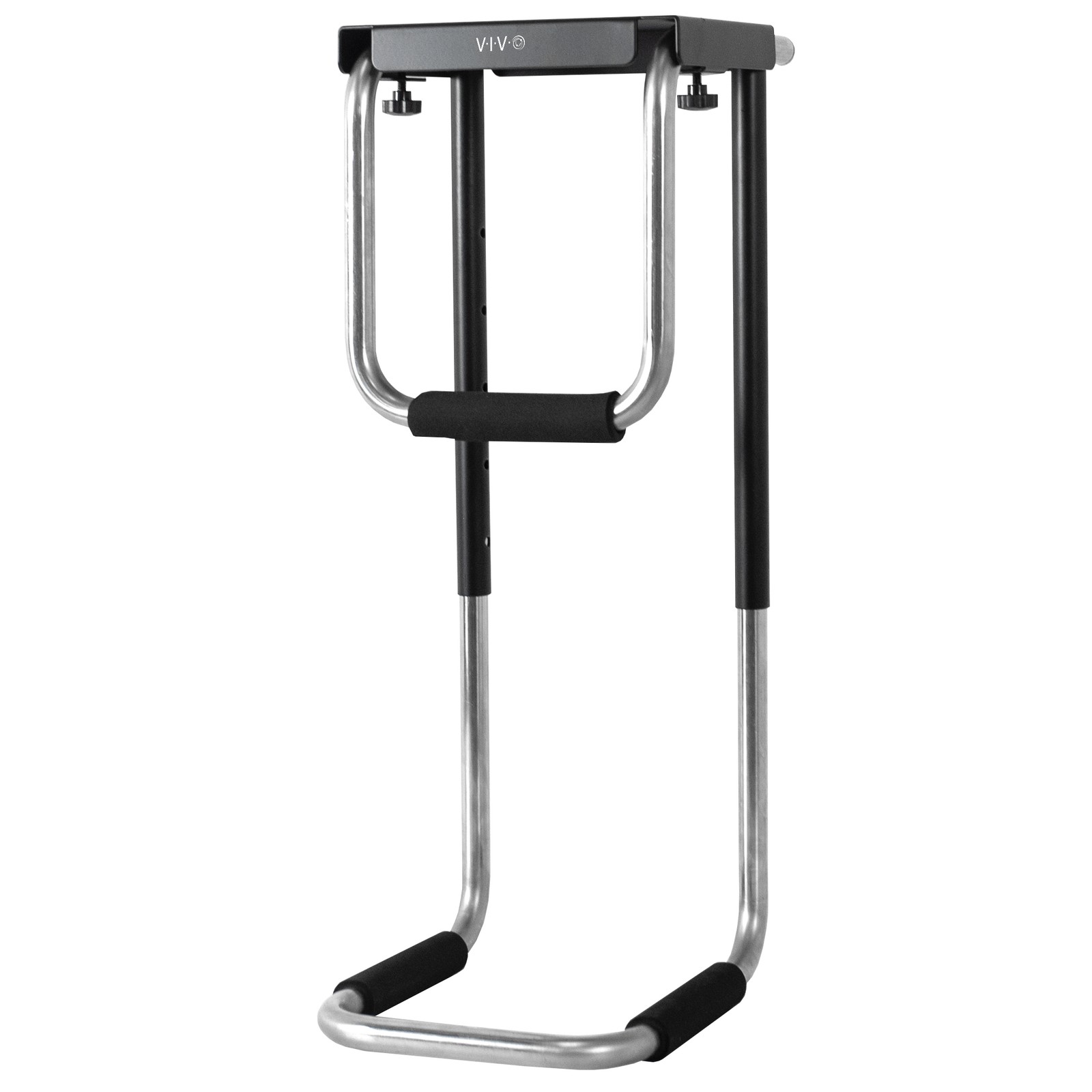 VIVO Heavy Duty Adjustable Under-Desk PC Mount | Computer Case Holder
