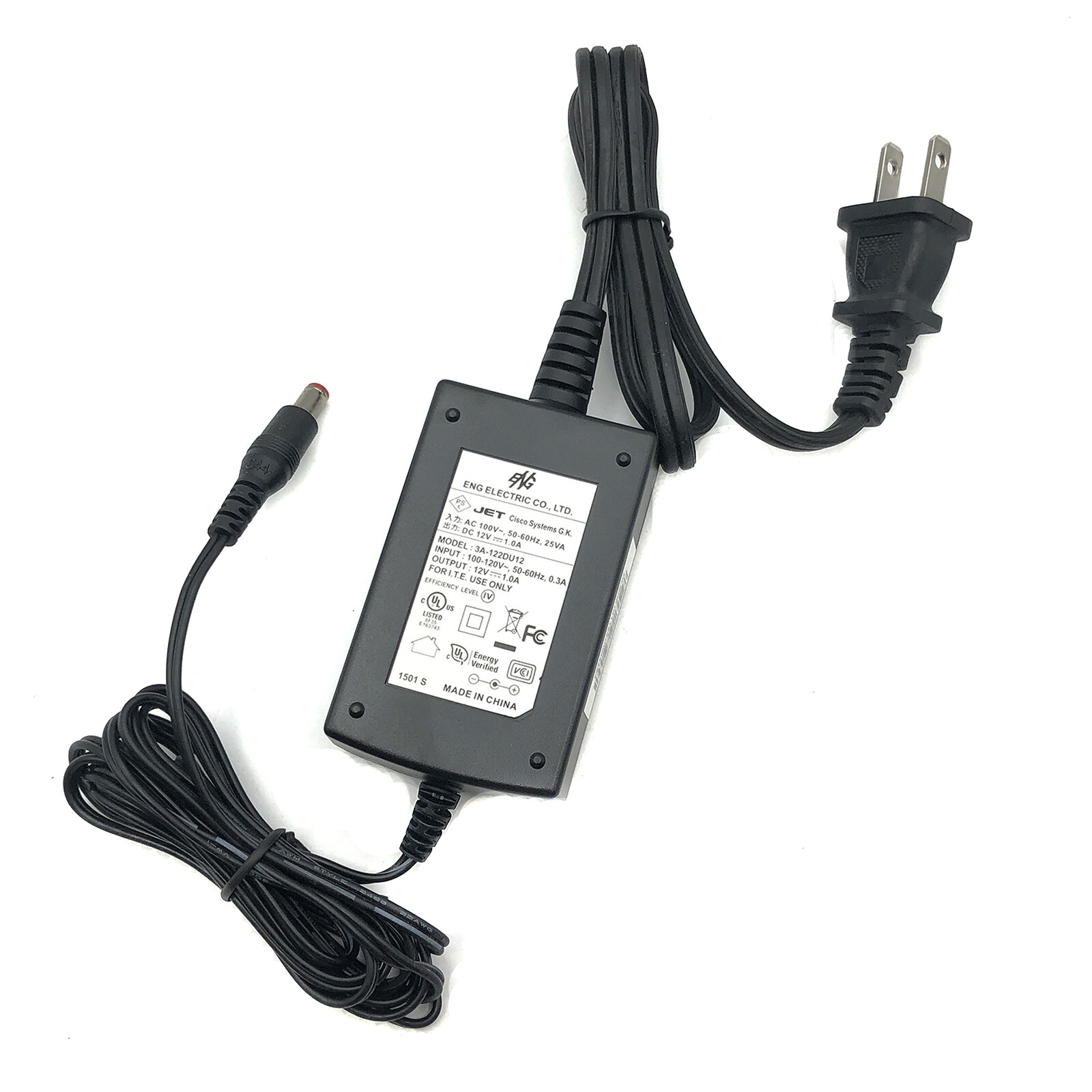 Genuine ENG AC/DC Power Supply Adapter Cisco WAP121 Wireless Access Point