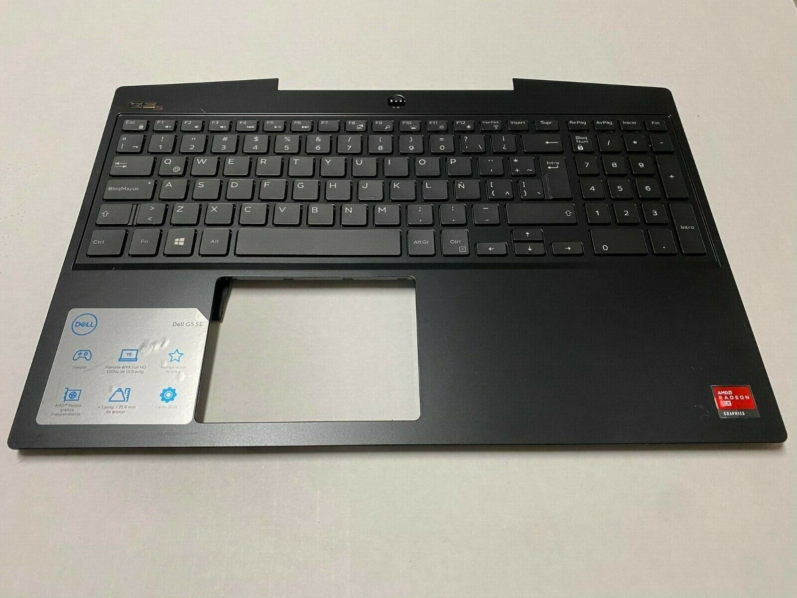 Genuine Dell G5 SE 5505 LCD Palmrest SPANISH Backlit Keyboard Assembly T93MY 