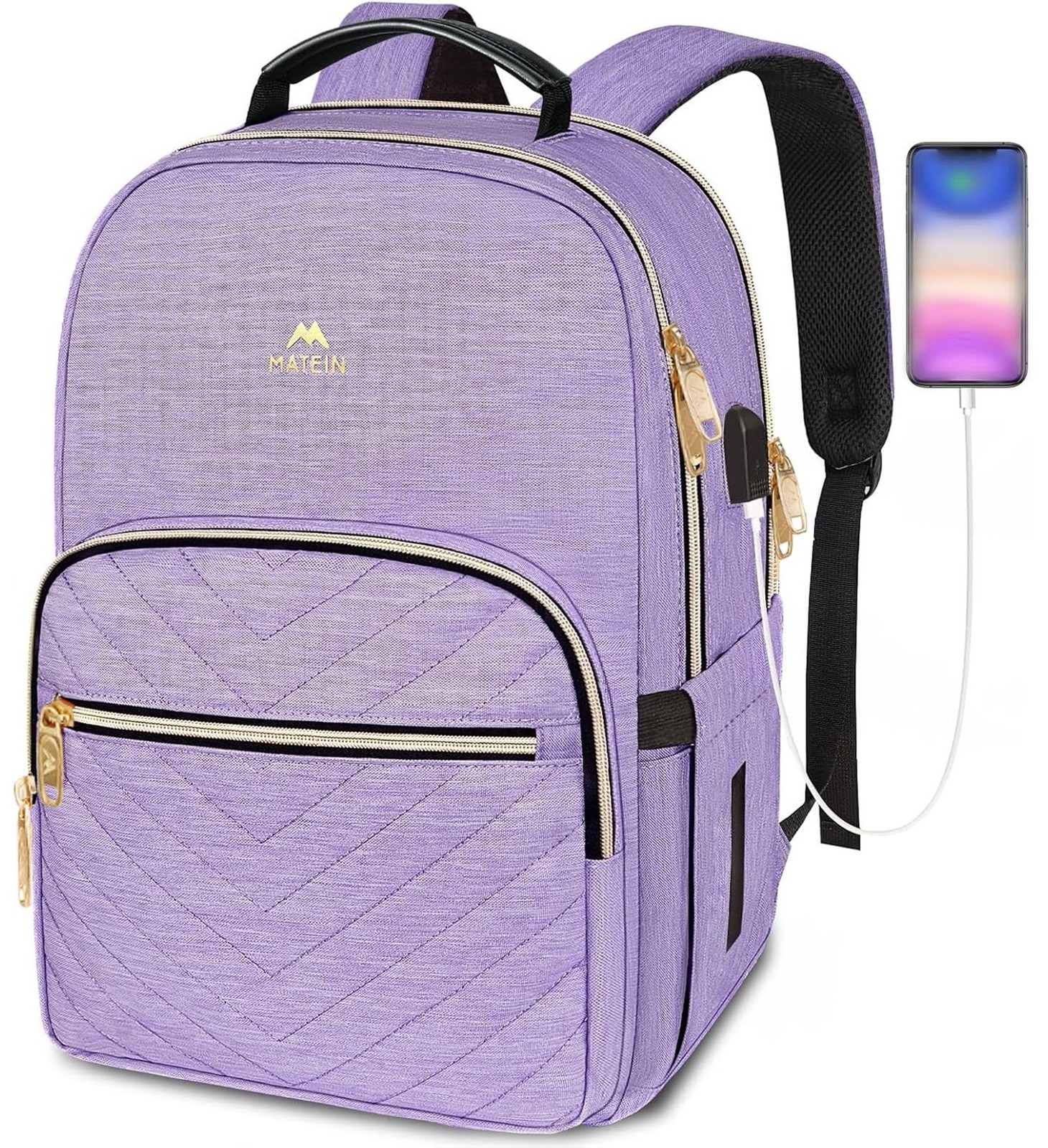 MATEIN Laptop Backpack for Women, Anti Theft 15.6 inch College School Bookbag...