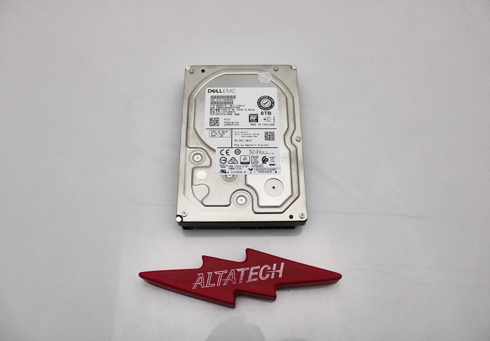 Dell 44YFV 8TB 7.2K SAS 3.5 12G HUS728T8TAL5200 / 0B36416 HDD ME4