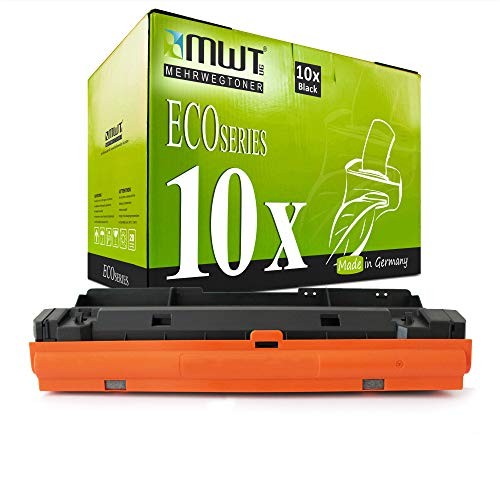 Eurotone 10x Black Reusable Toner Cartridge Tonerkassette for Samsung MLTD116L