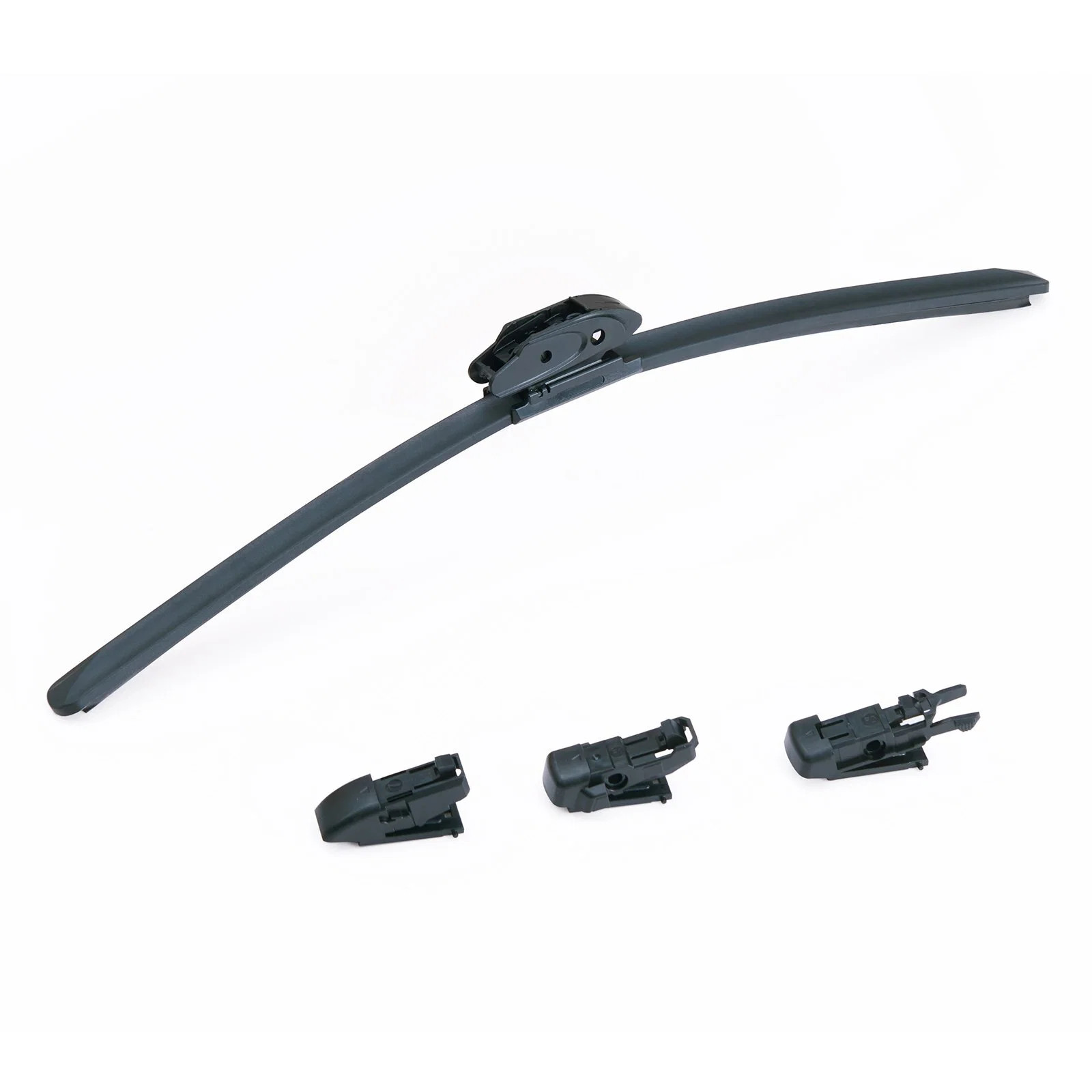  17" Rubber Wiper Blades, 43 cm Universal Replacement Wind Shield Wiper, Low Noi