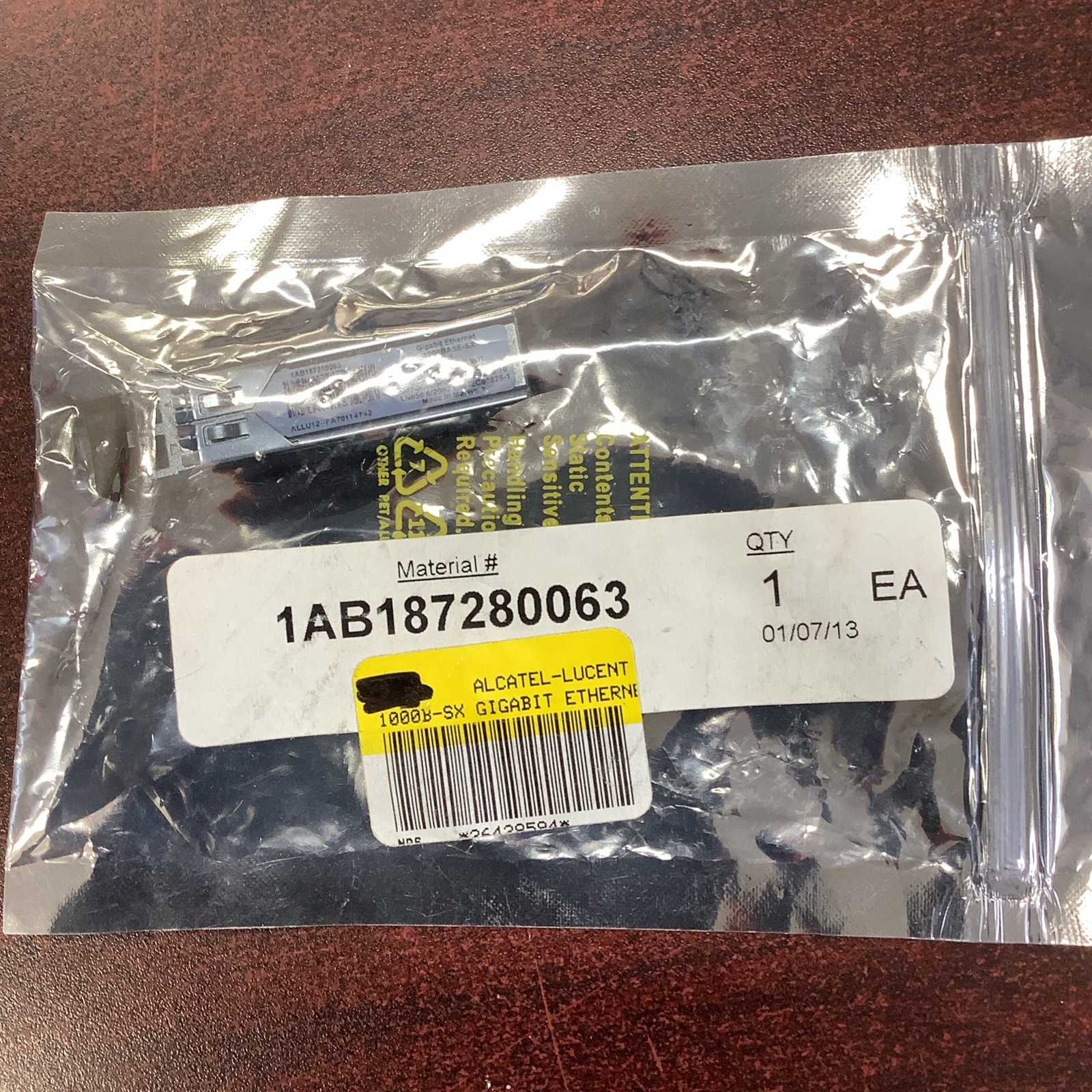 Alcatel-Lucent 1AB187280063 1000BASE-SX SFP Transceiver Modules NEW