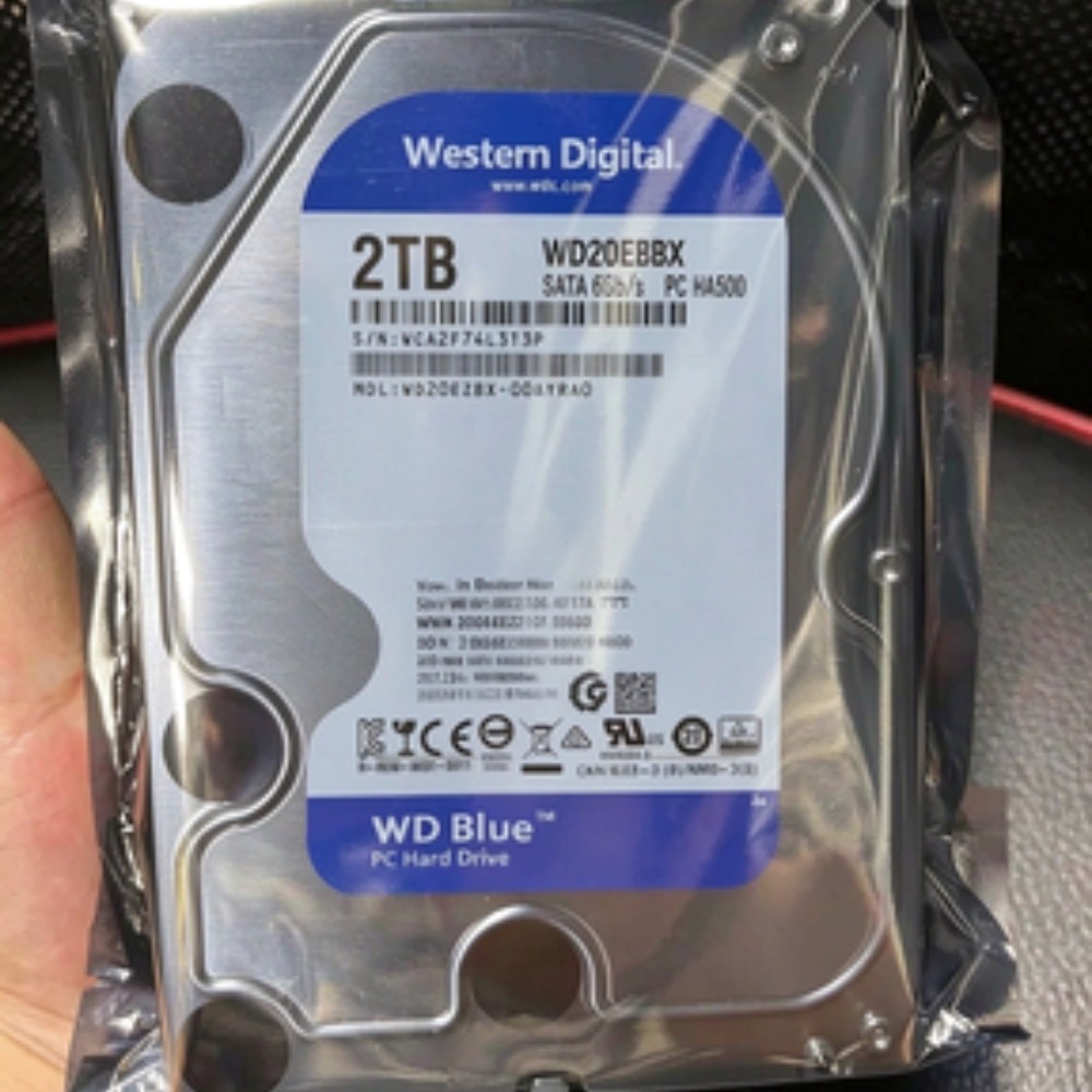 NEW Western Digital WD20EZBX 2TB SATA 6Gb/s 256MB 3.5" Desktop Internal HDD