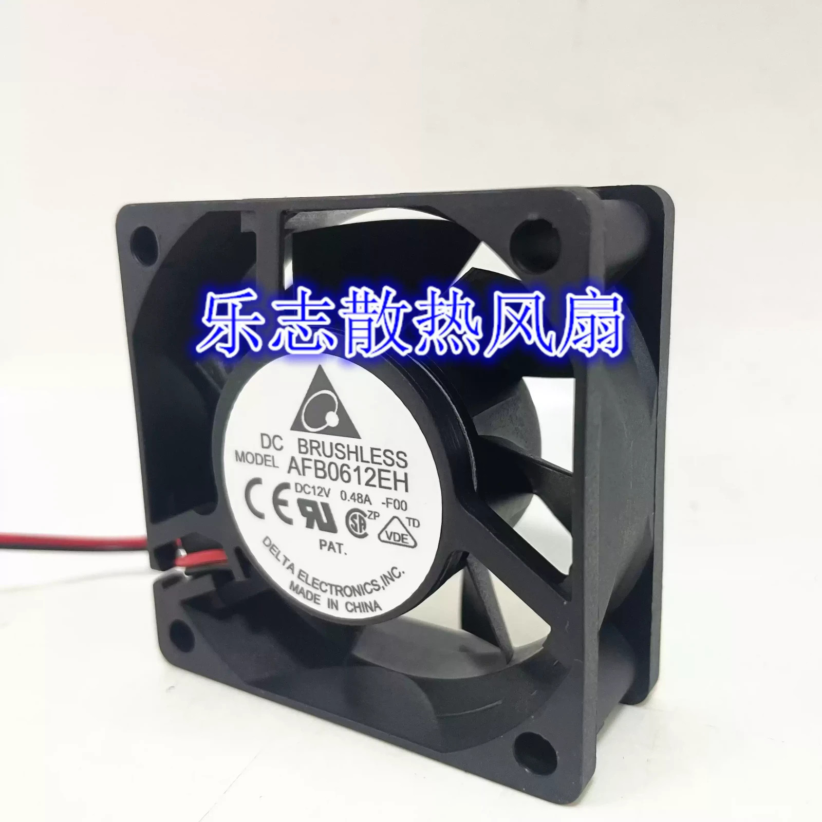 1PCS Delta AFB0612EH 12V DC 0.48A 6025 2-Wire inverter cooling fan