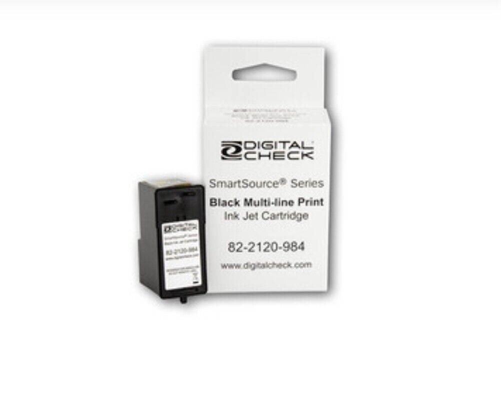 Digital Check 82-2120-984 SmartSource Series BLACK Multi Line Print InkJet 