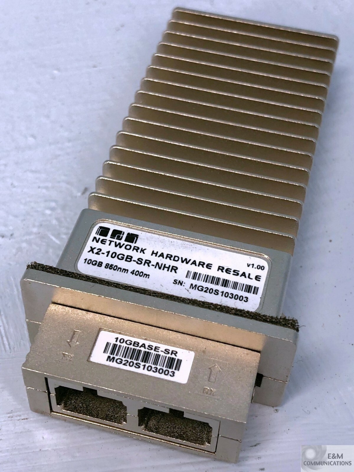 X2-10GB-SR NHR CISCO 10GBASE-SR OPTICAL X2 MOD MMF 400M 850nm 10-2205-03 04 05