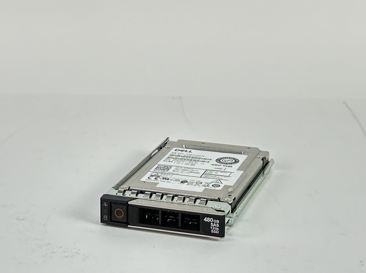 98-100% Dell 03PR5C Toshiba 480GB 2.5" SFF SAS 12Gbps SSD MU 14th-16th Gen Tray