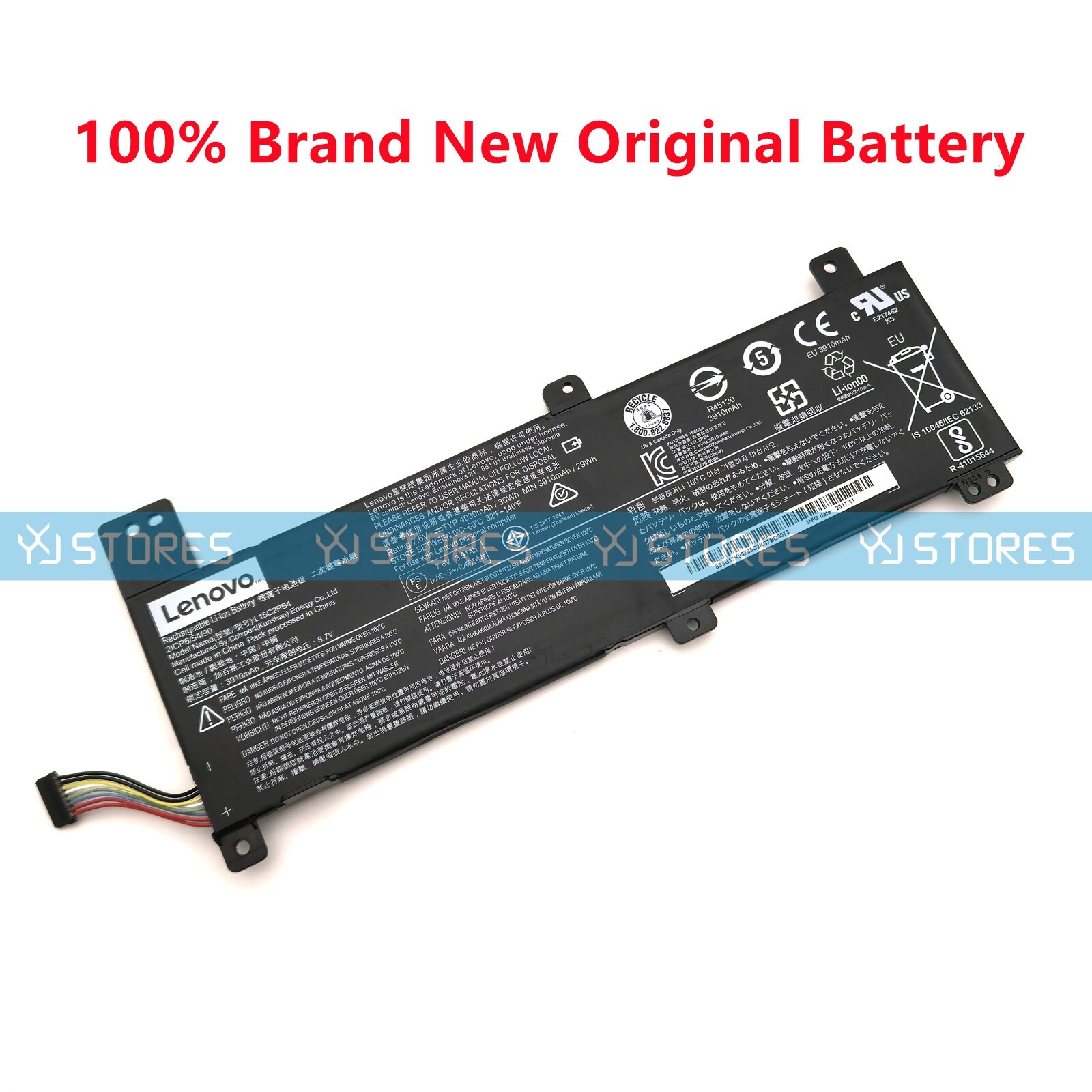 Genuine L15C2PB4 L15M2PB4 L15C2PB6 Battery for Lenovo IdeaPad xiaoxin 310-14ISK