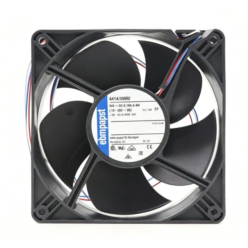 Axial Fan 4414/39MU 24VDC 4.4W 0.19A 120*120*38MM 3-Wire Cooling Fan
