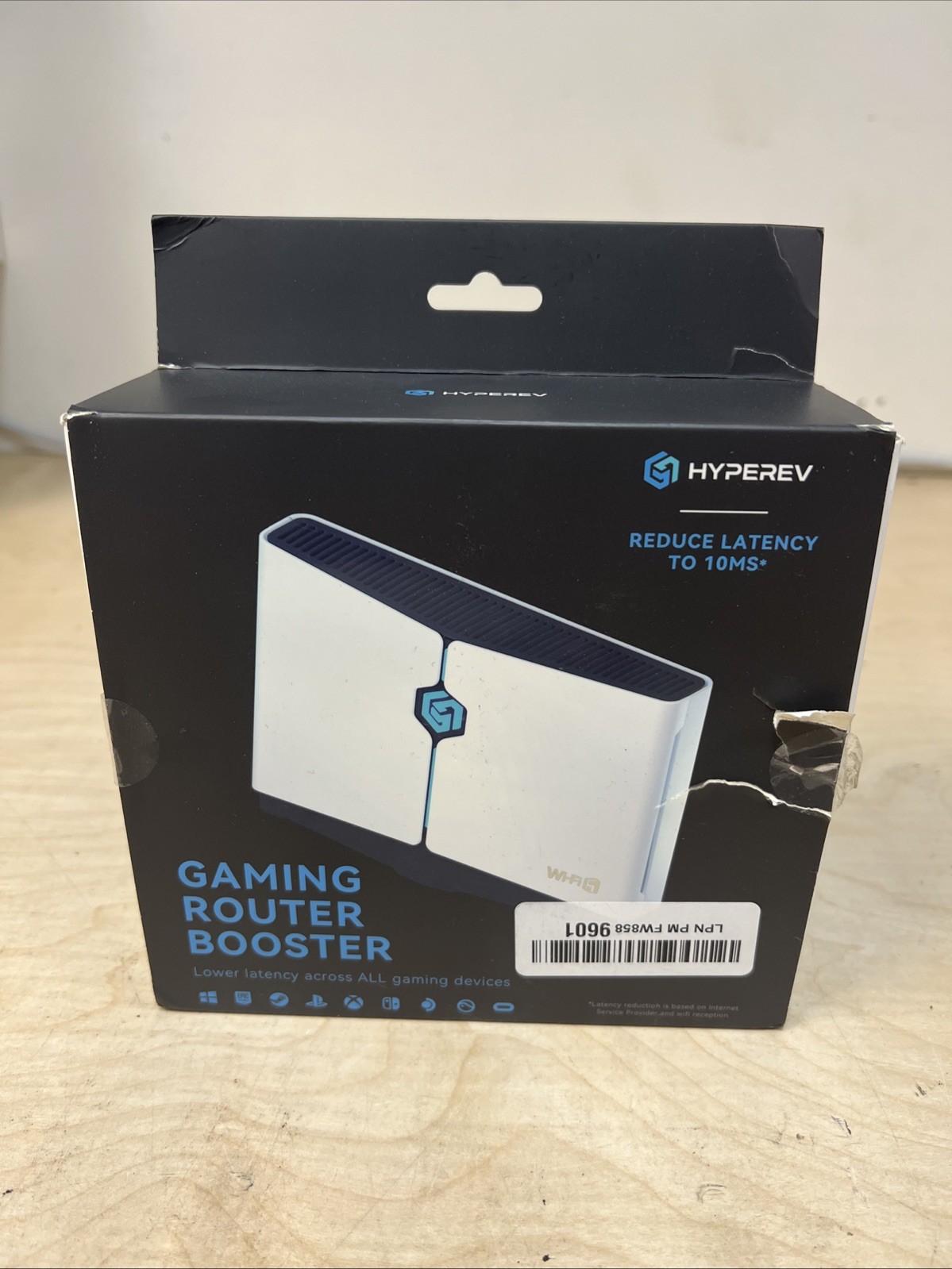 HYPEREV Gaming Router Booster NIT-GU-07-HR GearUP Console Wi-Fi6 Latency Reducer