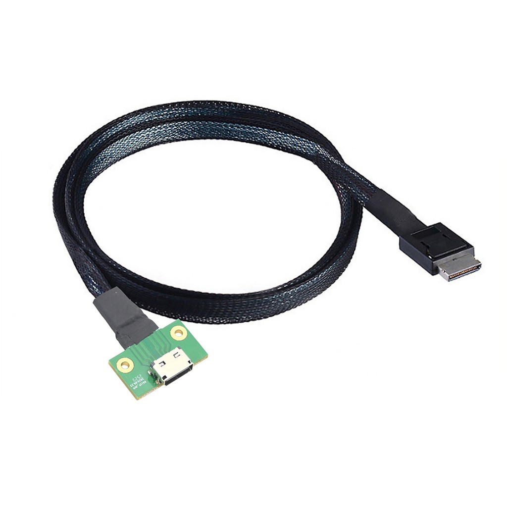 PCIE Oculink SFF 8611 4I 42P to SFF-8612 4I mother server hconversion line