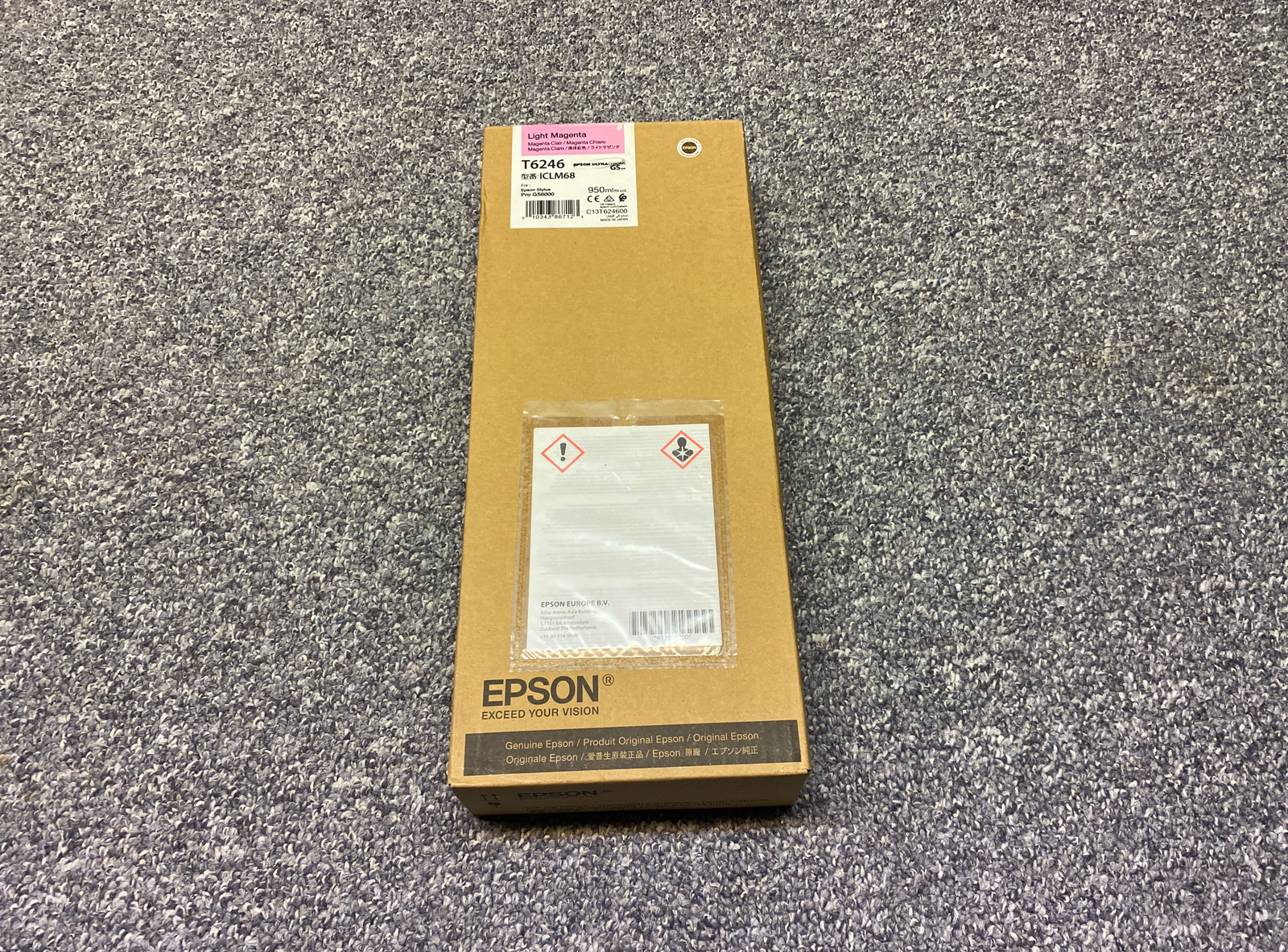 Original Ink Epson Stylus Pro GS-6000/T6246 Light Magenta 950ml Cartridge