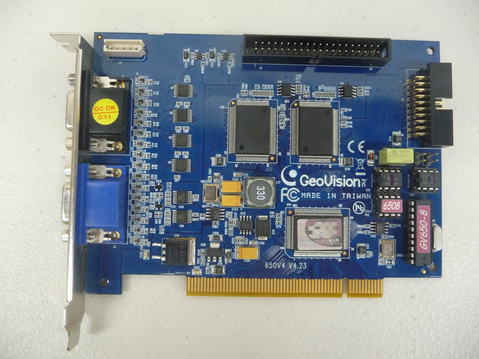 Geovision GV-650 GV-650V4 V4.23 8 port PCI DVR Capture Card