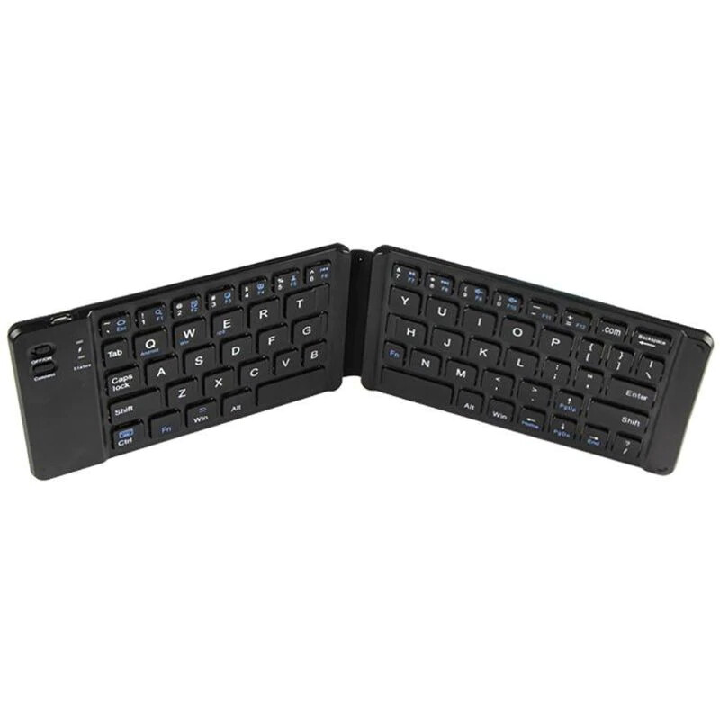 SLIM COMPACT FOLDING WIRELESS KEYBOARD KEYPAD PORTABLE for PHONES & TABLETS S37