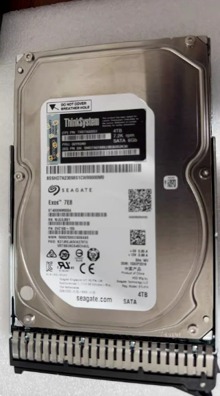 7XB7A00043 Lenovo 00YK032 ThinkSystem 3.5" 4TB 7.2K SAS 12Gb 512n HDD w/Tray