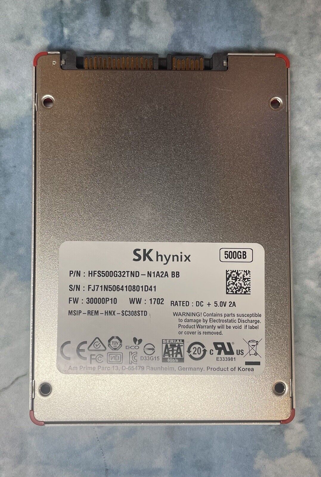 SK Hynix HFS500G32TND- 500 GB 2.5