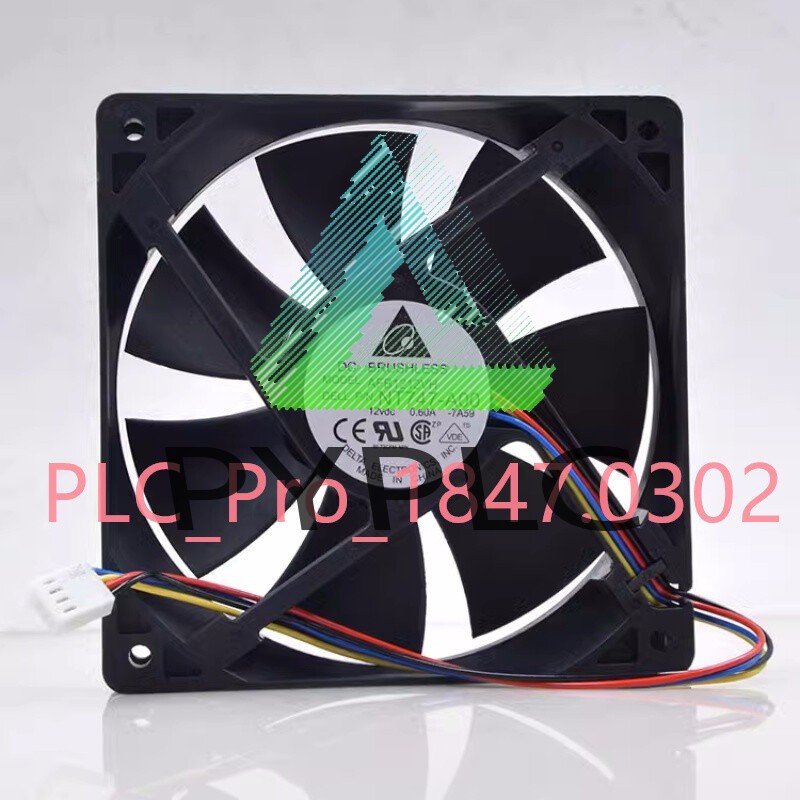1PCS NEW Delta AFB1212VH PWM 12025 12V 0.60A  cooling fan 120*120*25mm