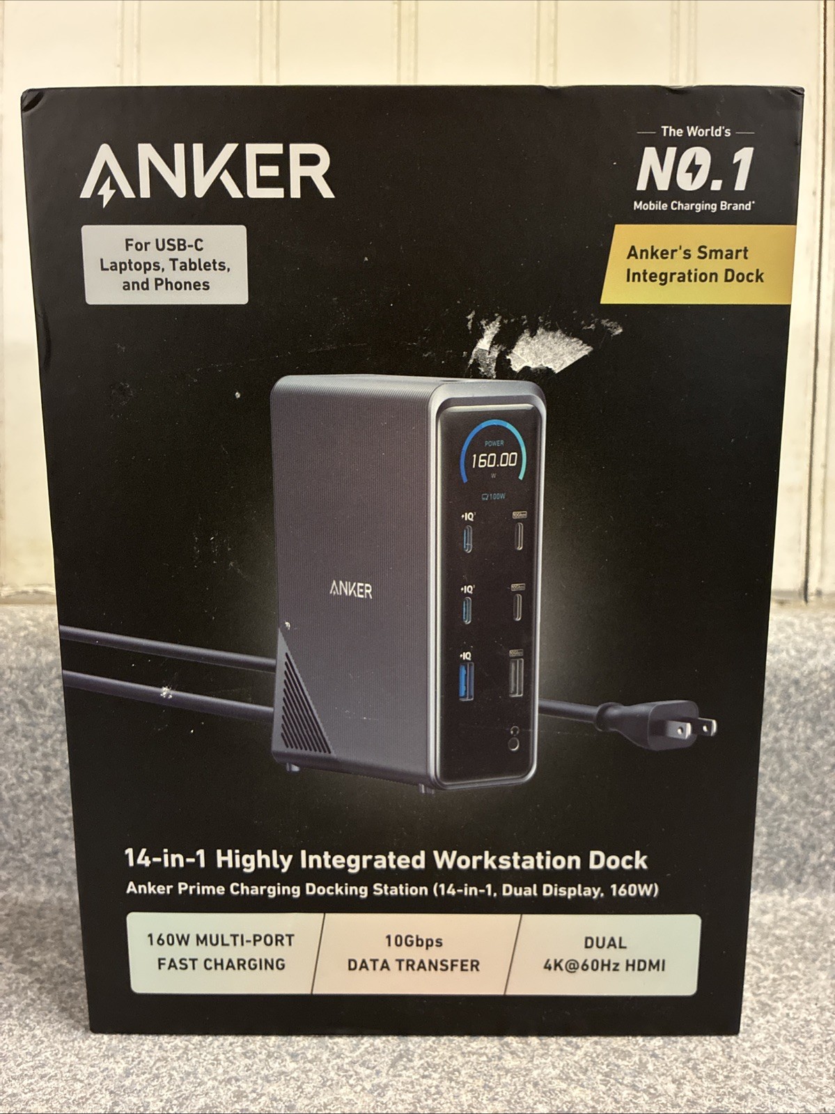 Anker Prime Charging Docking Station (14-in-1, Dual Display, 160W) — New