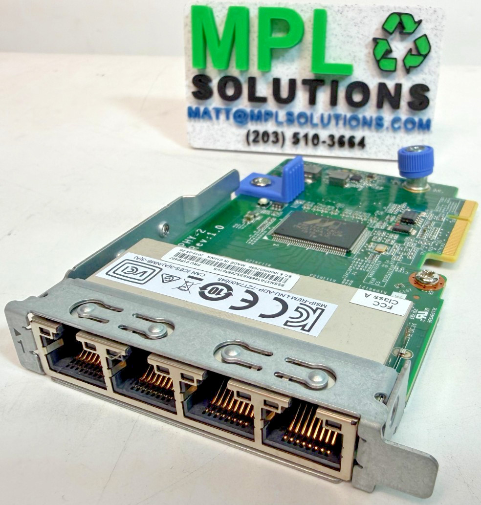 Lenovo ThinkSystem SR650 LOM Network Controller 4 x GbE Port - FRU:01PE407 NEW