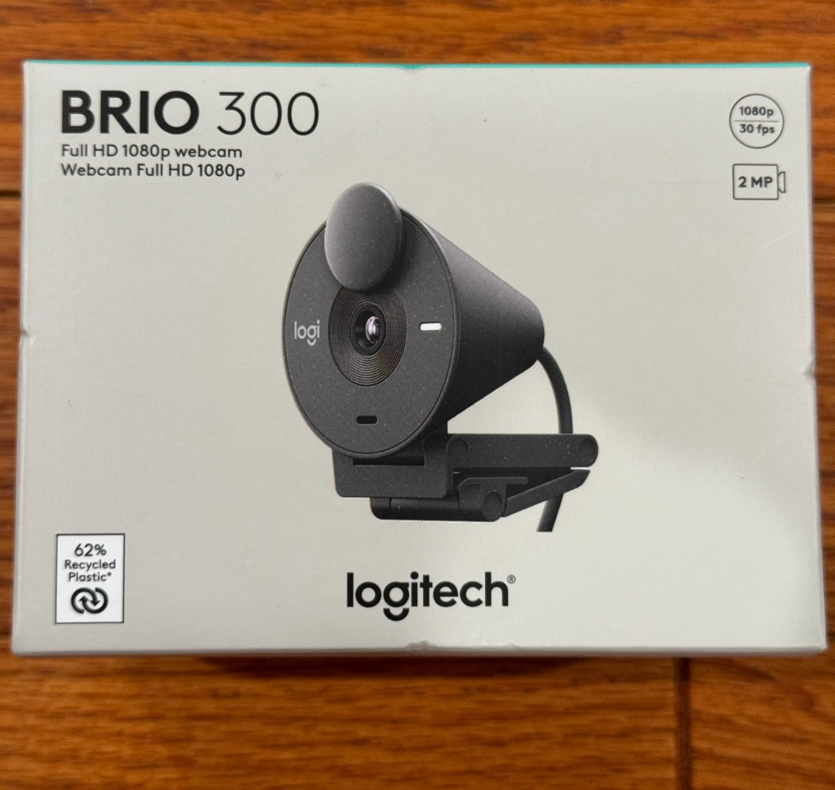 🔥NEW🔥 Logitech Brio 300 Full HD 1080p Webcam BLACK (960-001497)