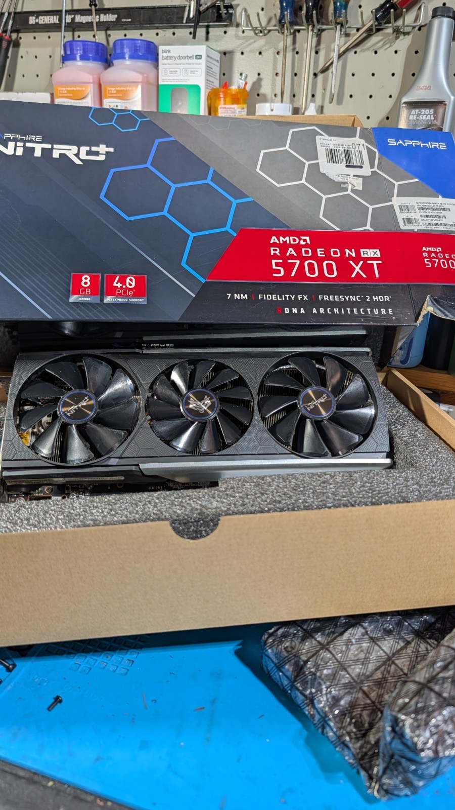 SAPPHIRE NITRO+ RGB AMD Radeon RX 5700 XT 8GB GDDR6 PCIe 4.0 FreeSync