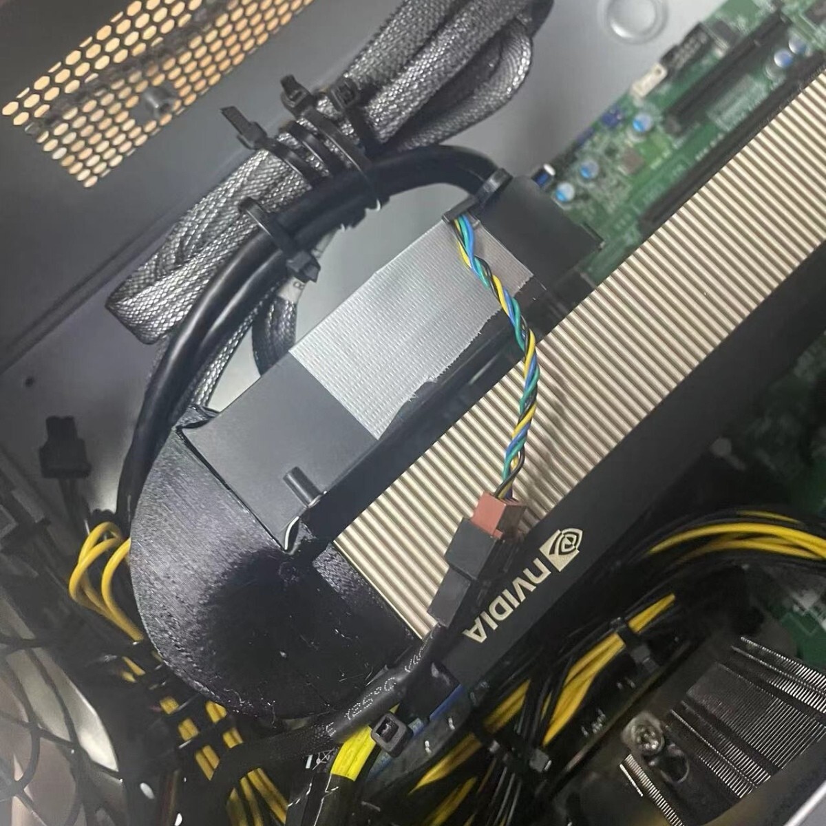 Nvidia Tesla Compact Blower Fan Kit for A100 /CMP 170HX-Fan included.