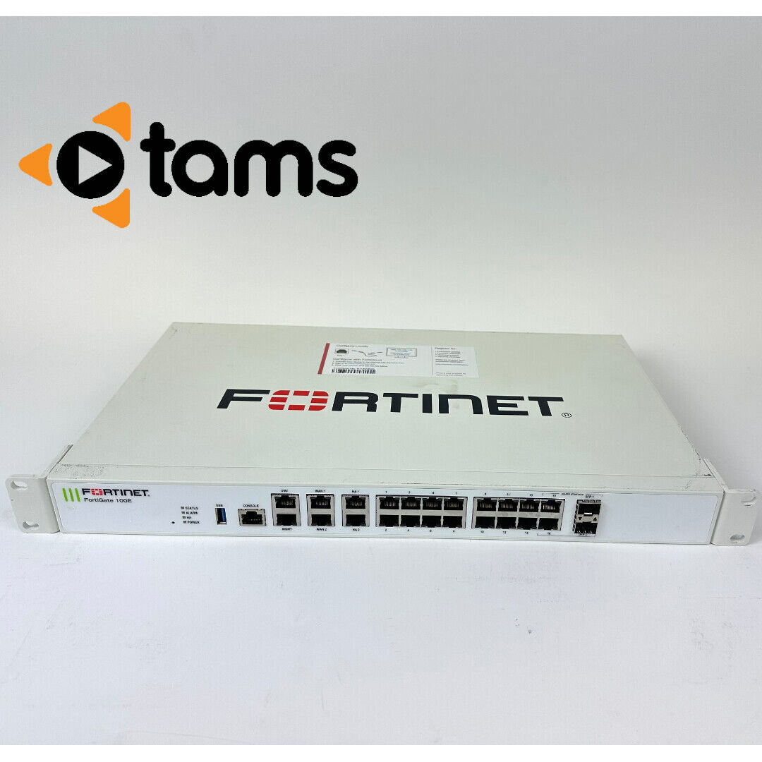 Fortinet FortiGate-100E Network Security Firewall - FG-100E