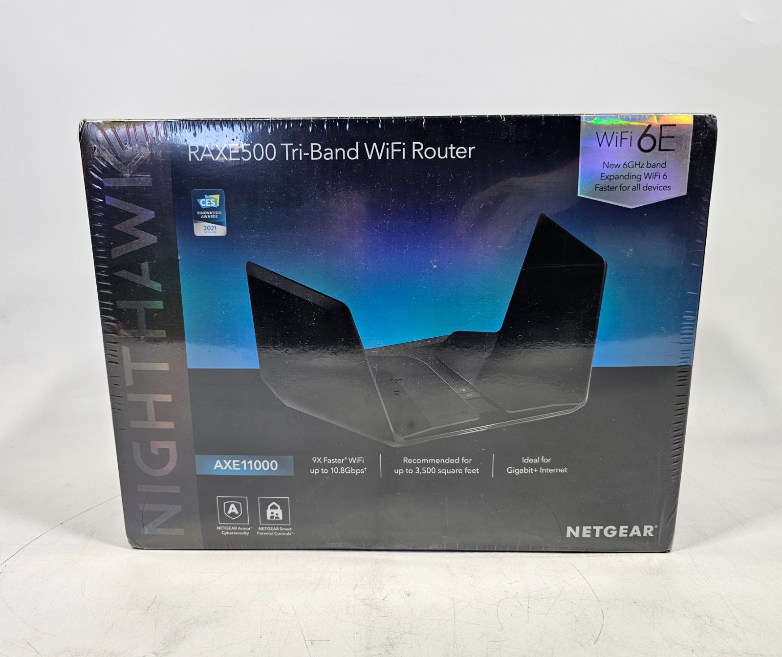 NETGEAR Nighthawk RAXE500 AXE11000 Tri-Band WiFi 6E Router 10.8Gbps - New Sealed