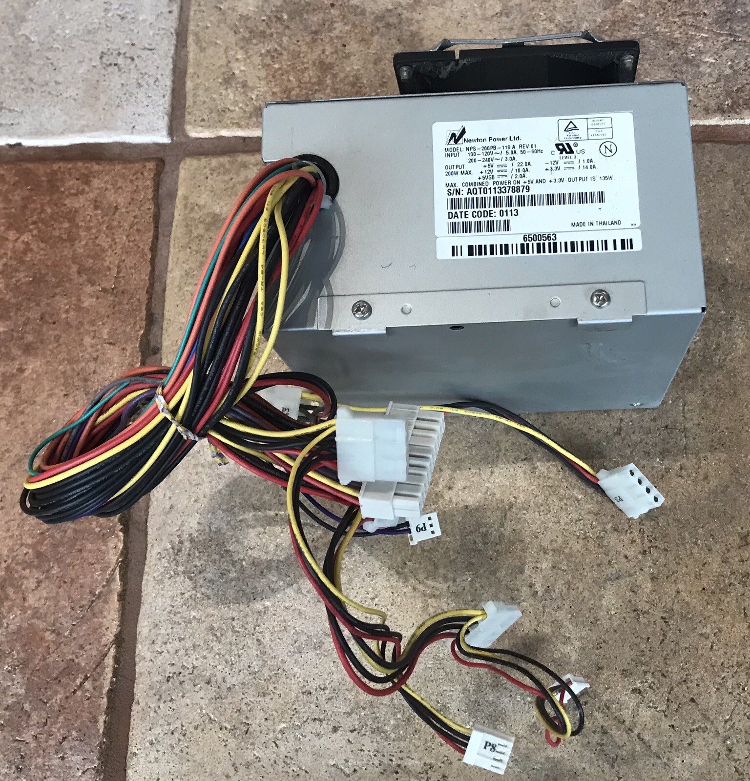 Newton Power NPS-200PB-119A Power Supply 200W Rev 01