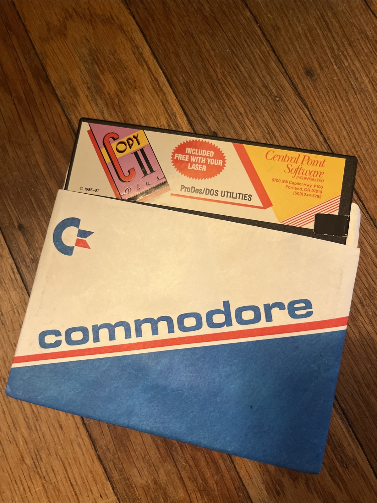 COPY II Plus ProDOS/DOS Utilities Central Point 5.25" Software Floppy Disk