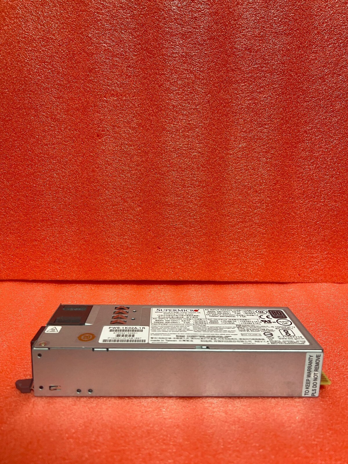 Supermicro PWS-1K02A-1R 1000W 80 Plus Titanium Switching Power Supply