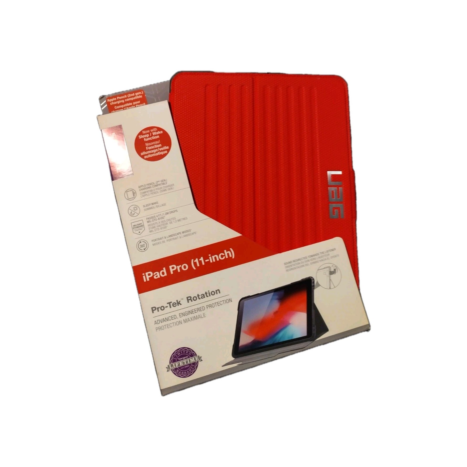 Targus Pro-Tek Rotating Case for 11-in. iPad Pro (RED) - THZ743GL
