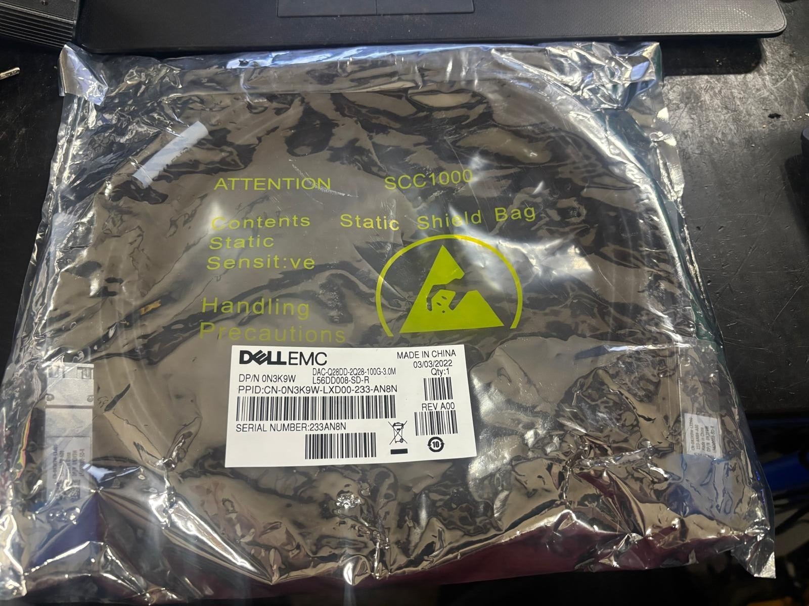 New Dell Direct Attach Cable DAC-Q28DD-2Q28-100G-3.0M N3K9W