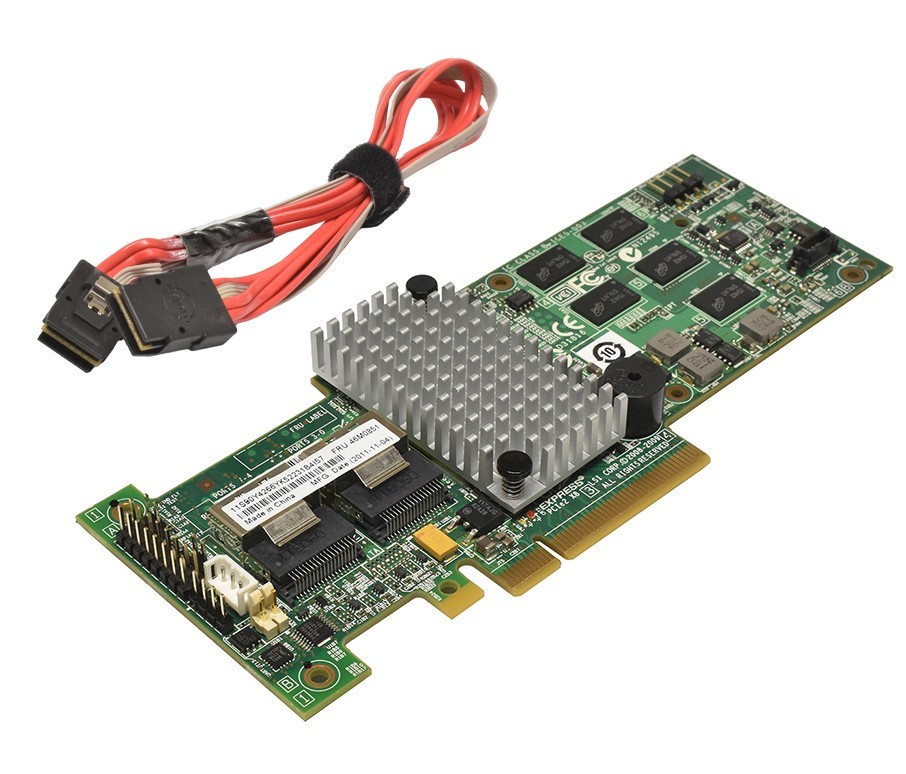 IBM ServeRAID M5015 6Gb/s RAID Controller L3-25121-79B 46M0851 + SAS cable