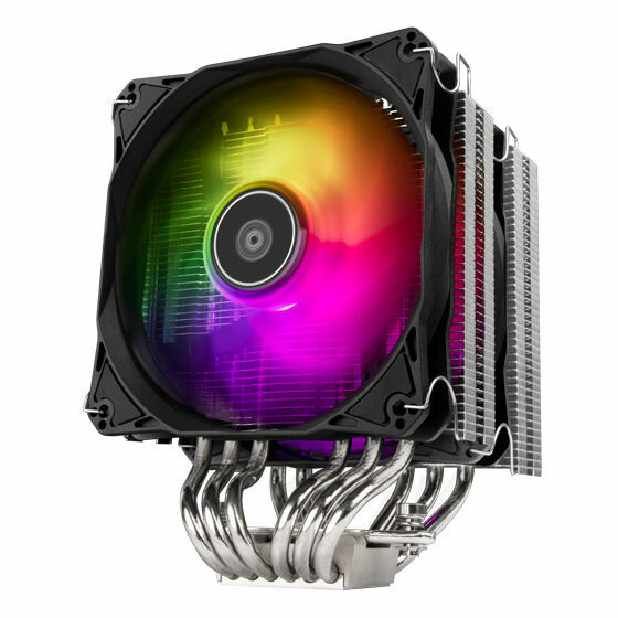 Silverstone SST-HYD120-ARGB Hydrogon D120 ARGB Dual Tower Dual 120mm ARGB Fans